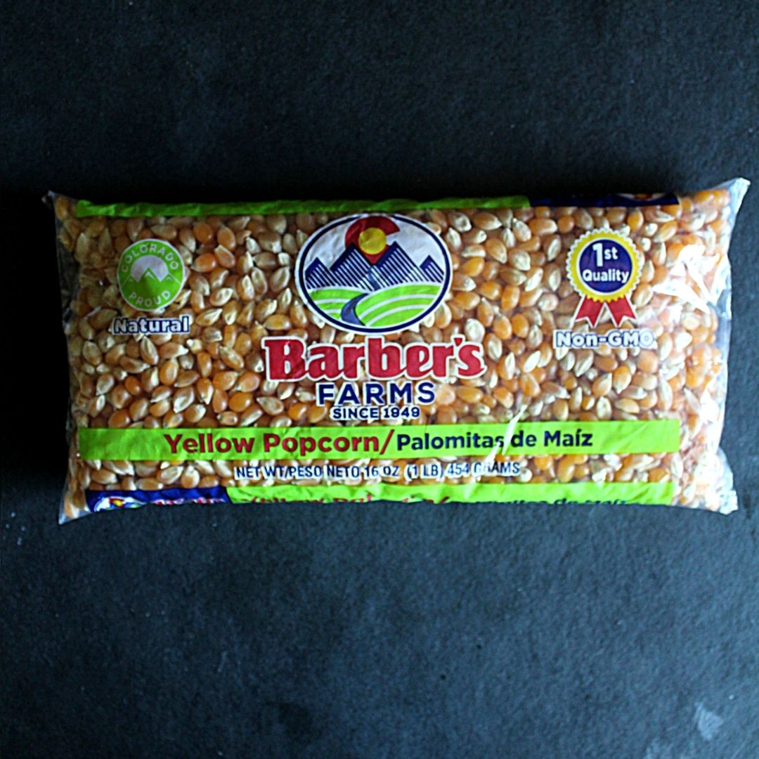 24 pounds Barber's Farms Yellow Popcorn