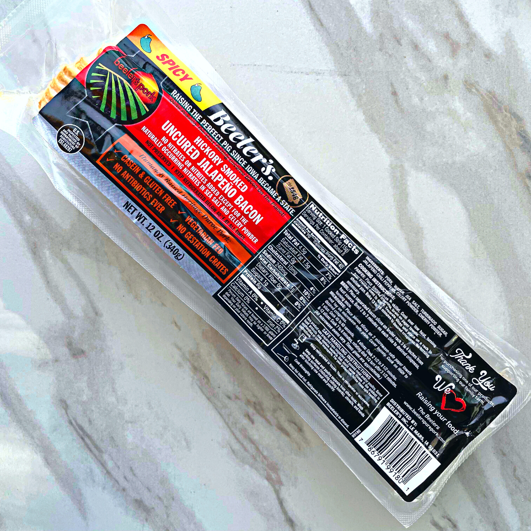 Jalepeno Natural Hickory Smoked Bacon