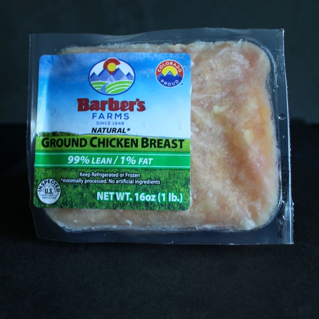 Barber's Farms Ground Chicken Breast 99% lean