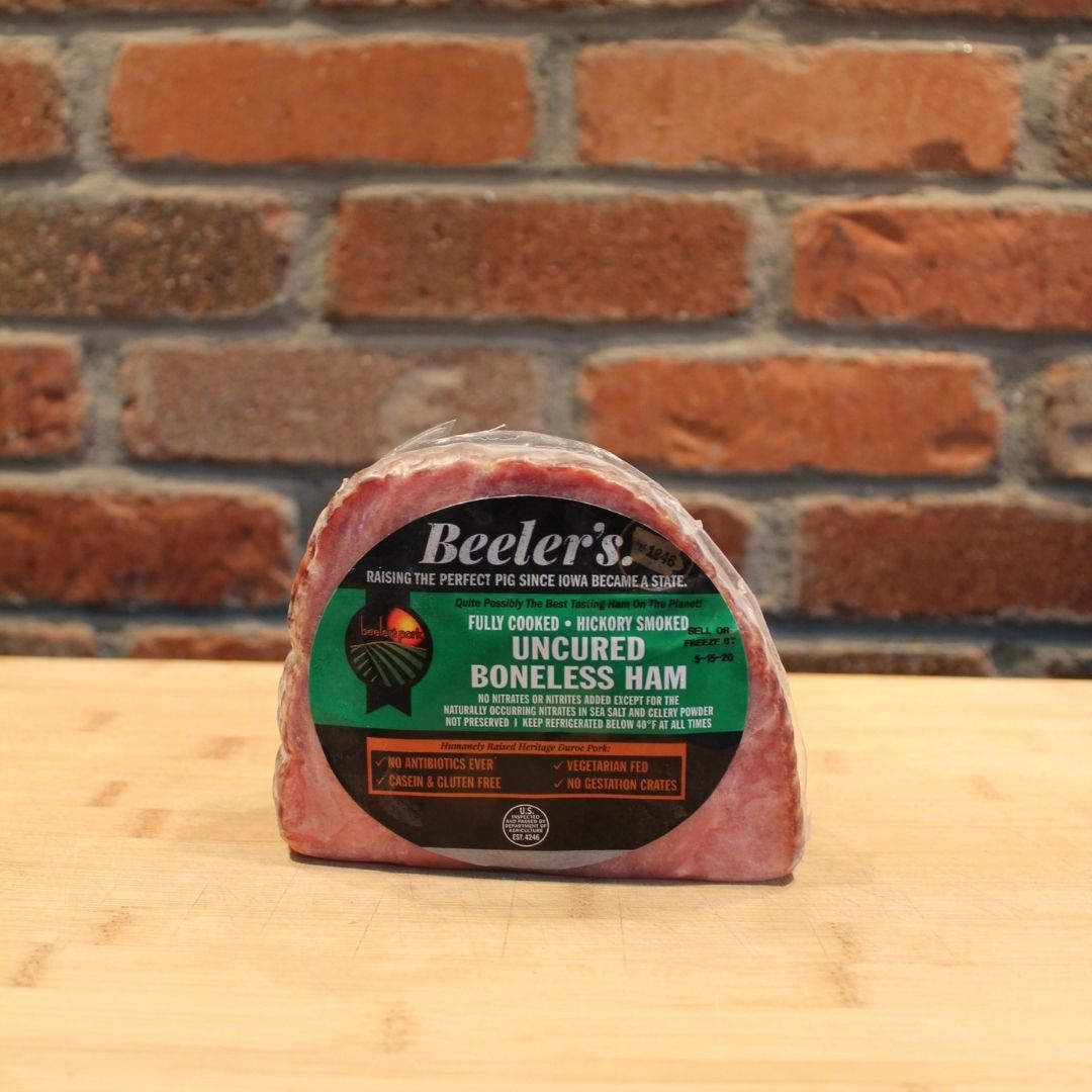 Natural Hickory Smoked Fully Cooked 1/4 Ham : Beeler's Pork