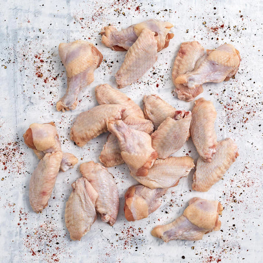 15 pounds Mary's Air Chilled Chicken Party Wings Eco Tray